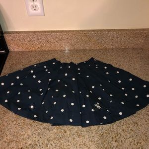 A&F polka dot mini skirt